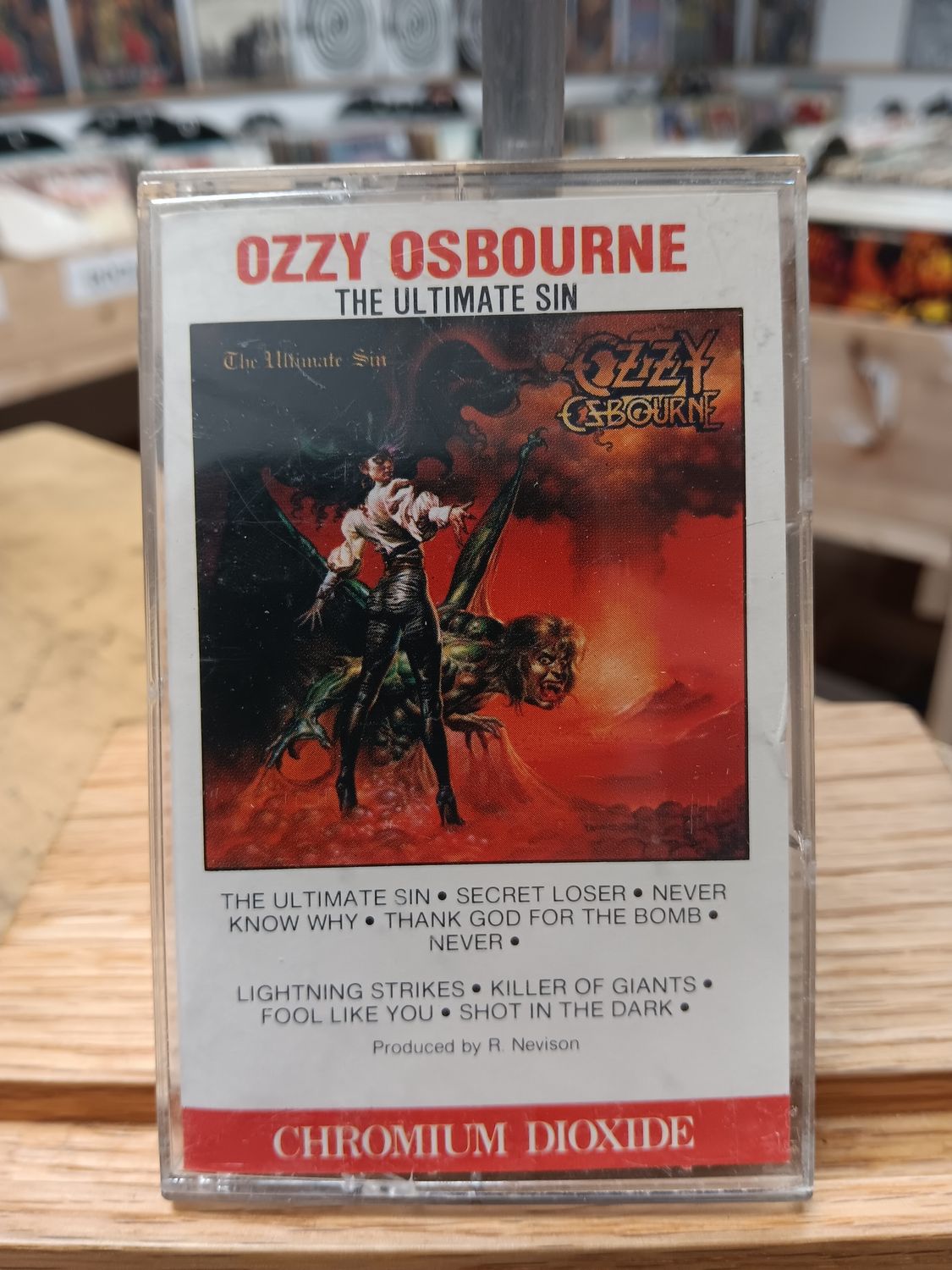 OZZY OSBOURNE - The ultimate sin (CASSETTE)