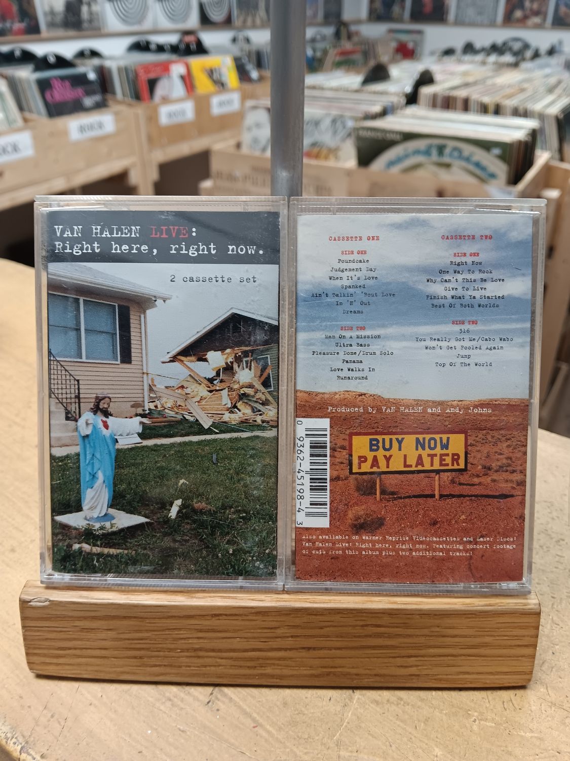 VAN HALEN - Right here right now (CASSETTE)