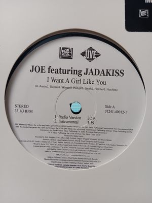 JOE FT JADAKISS - I want a girl like you (MAXI)