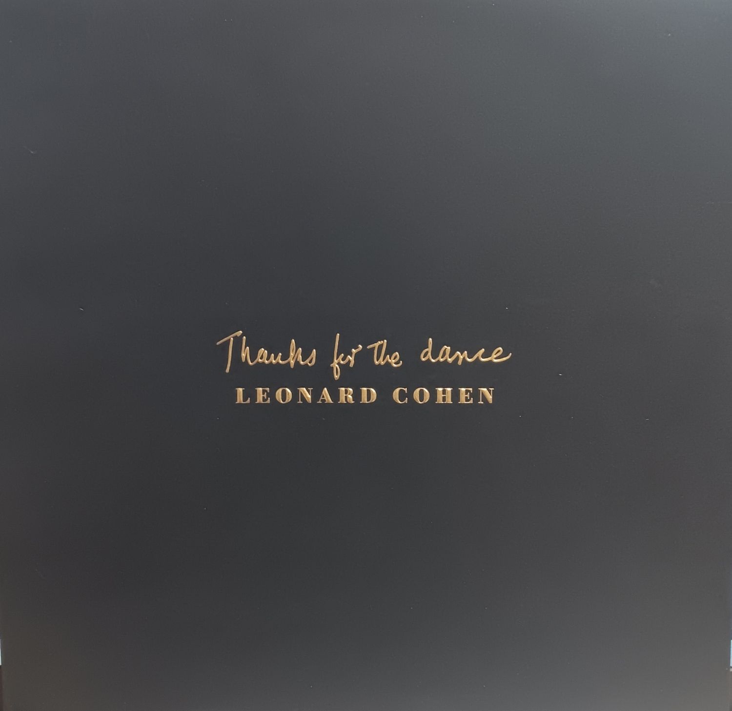 LEONARD COHEN - Thanks you for the dance