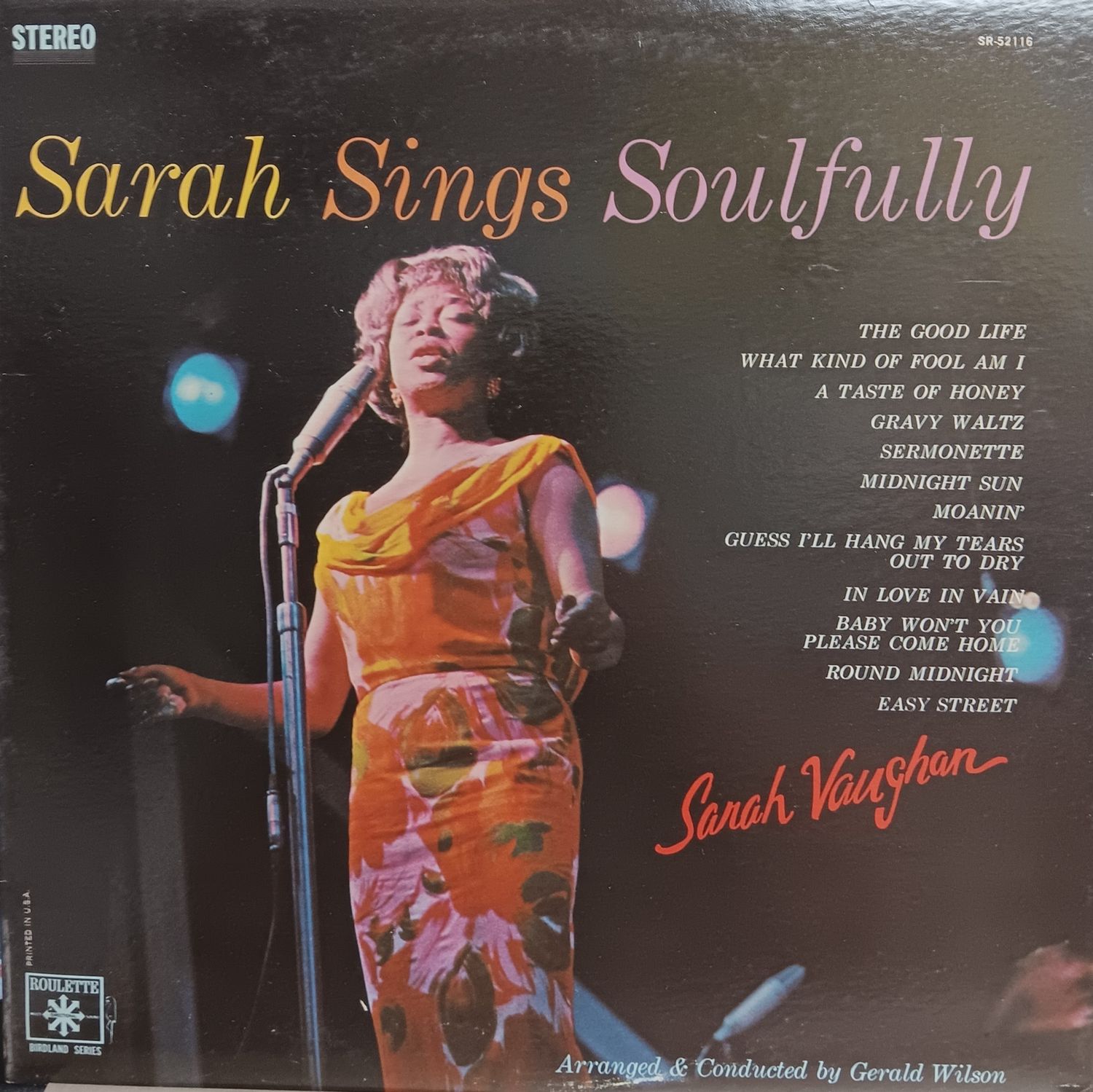 SARAH VAUGHAN - Sarah Sings Soulfully