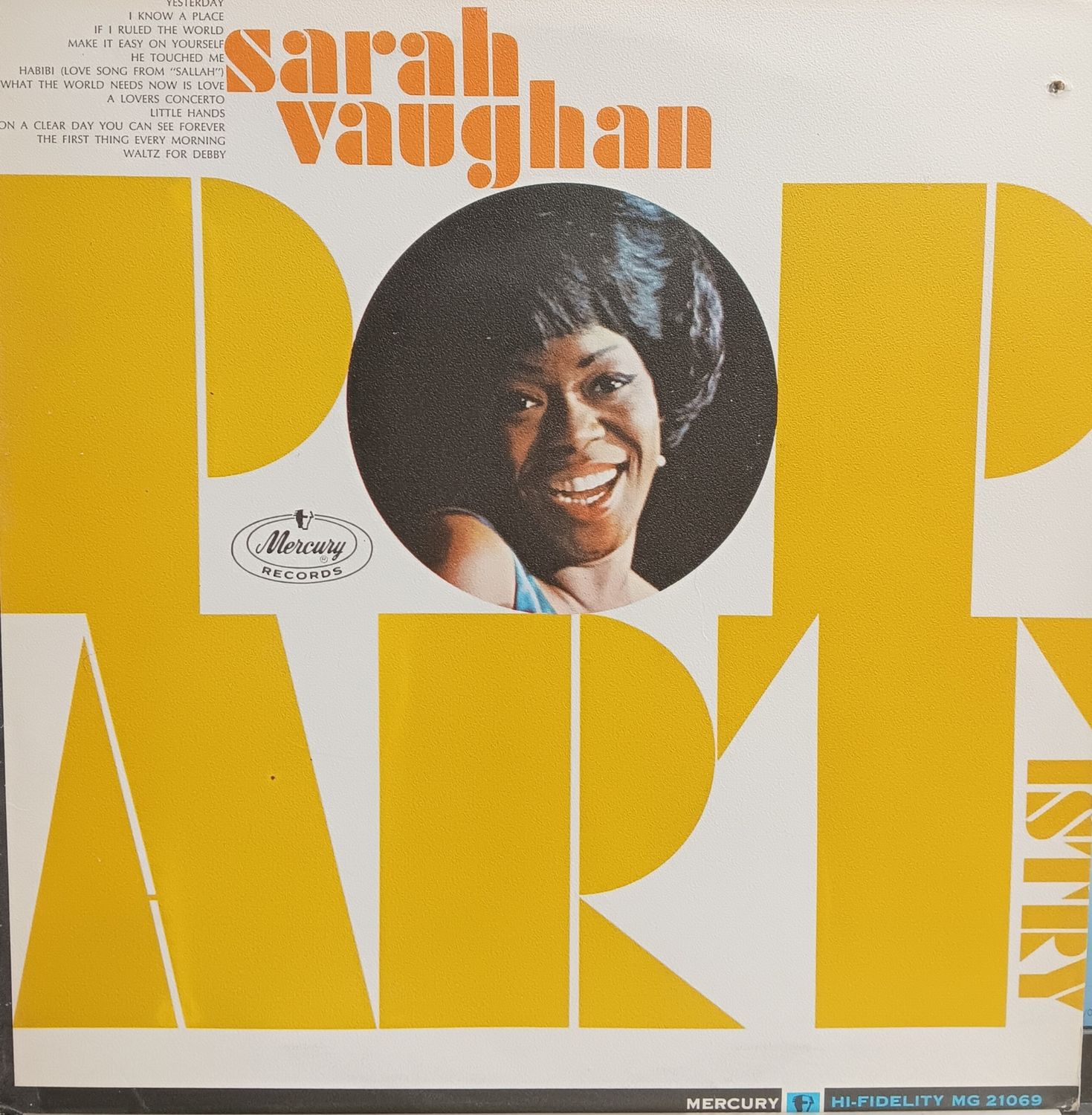 SARAH VAUGHAN - Pop Artistry