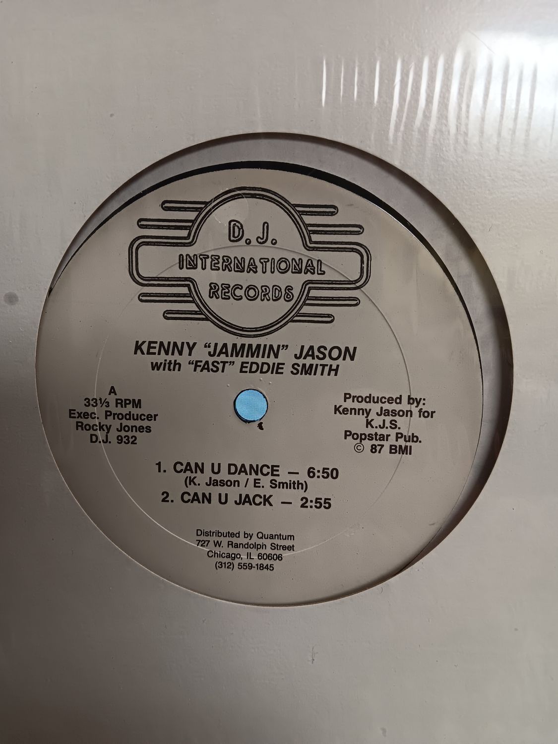 KENNY JASON FT FAST EDDIE SMITH - Can U dance (MAXI)