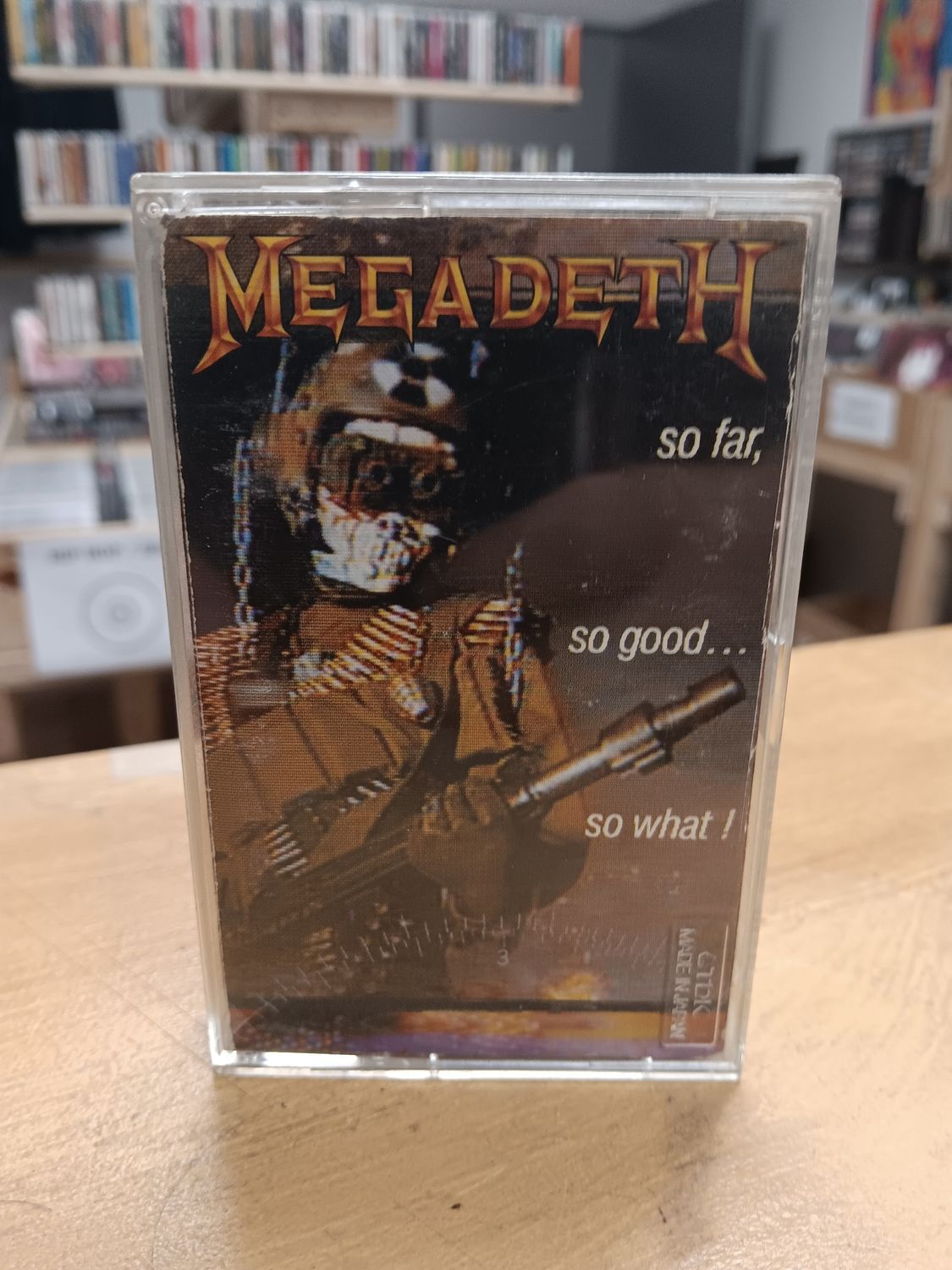MEGADETH - SO FAR SO GOOD SO WHAT (CASSETTE)