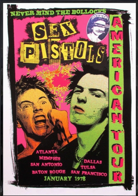 POSTER SEX PISTOLS AMERICAN TOUR