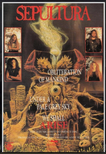 POSTER SEPULTURA VINTAGE SHOW