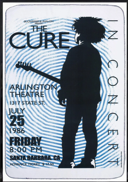 POSTER THE CURE IN CONCERT 1986