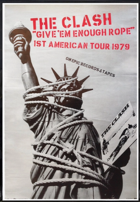 POSTER THE CLASH AMERICAN TOUR 1979