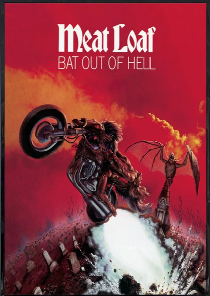 POSTER MEATLOAF BAT OUT OF HELL