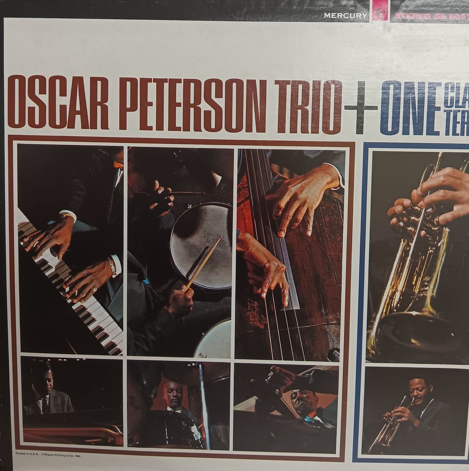 OSCAR PETERSON TRIO PLUS ONE CLARK TERRY - OSCAR Peterson plus one Clark Terry