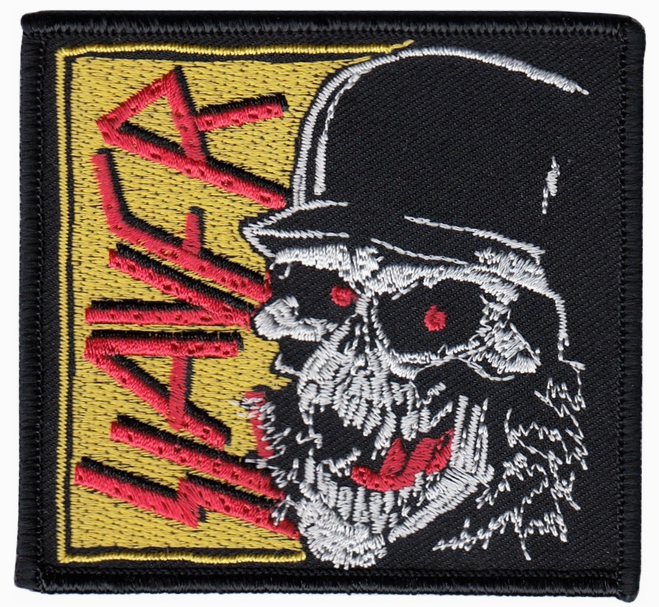 ÉCUSSON SLAYER LAUGHING SKULL