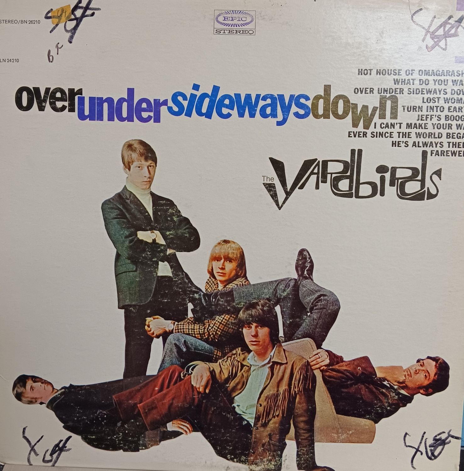 THE YARDBIRDS - Over under sideways down