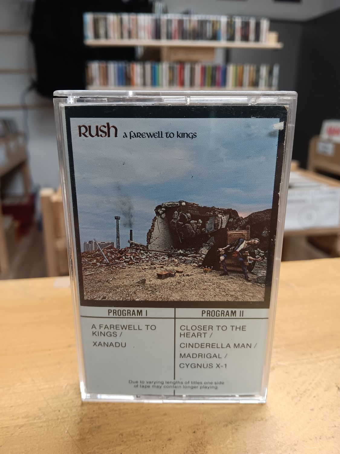 RUSH - A farewell to kings (CASSETTE)