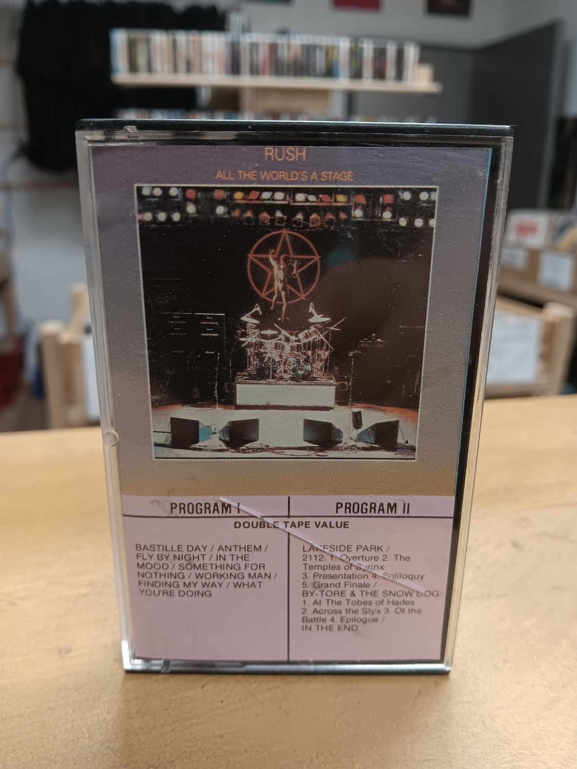 RUSH - All the world&#39;s a stage (CASSETTE)