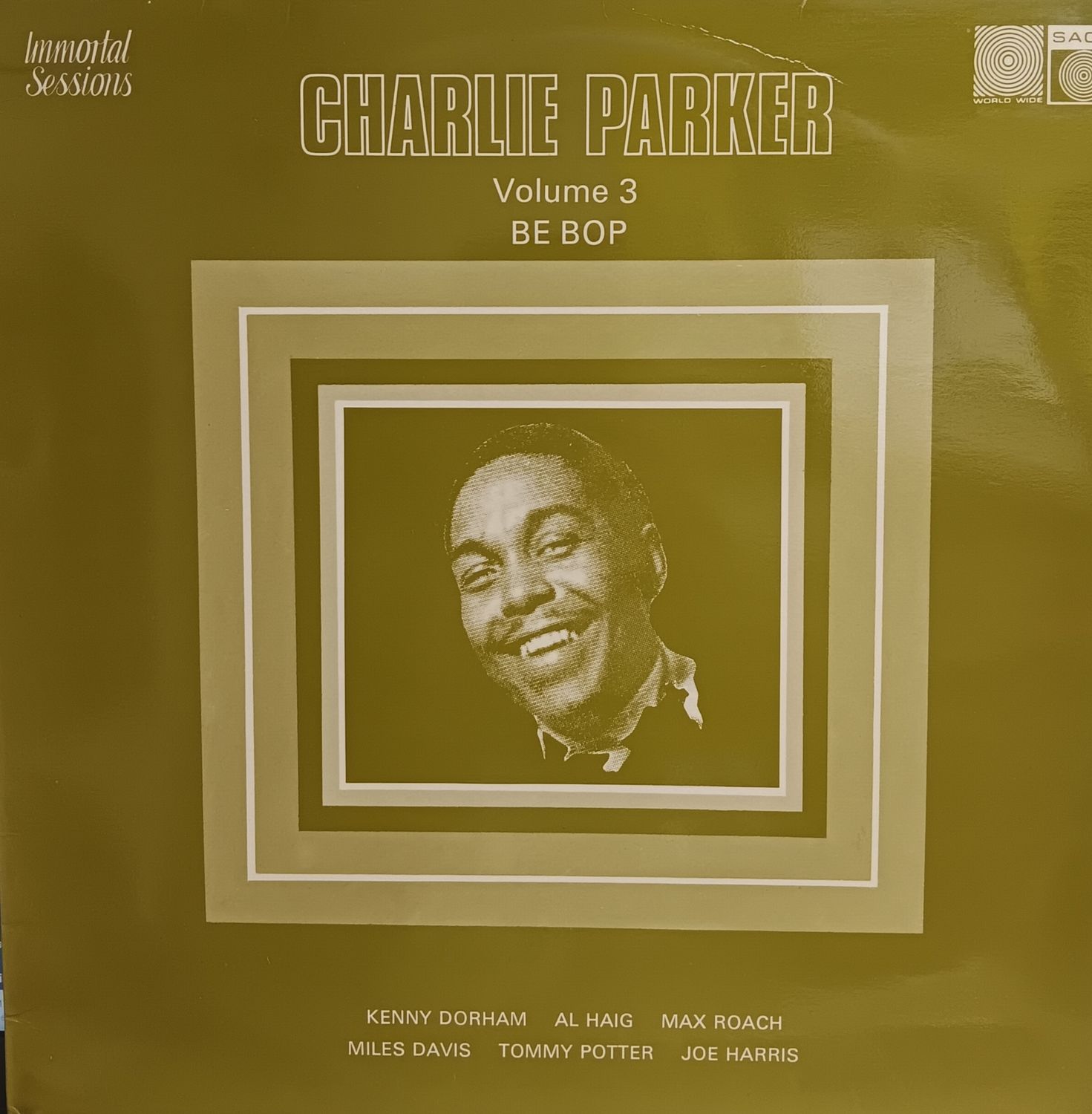 CHARLIE PARKER - Immortal Sessions volume 3 Be Bop (UK)