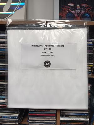 INNERSLEEVES / POCHETTES INTÉRIEURE (qty : 50)