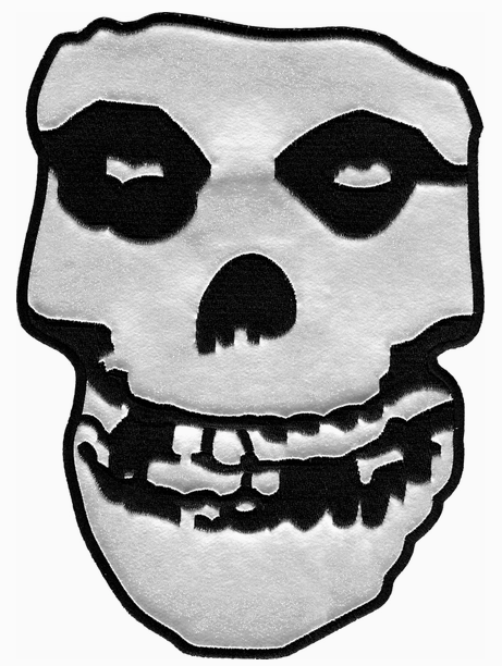 ÉCUSSON THE MISFITS CRIMSON SKULL LARGE