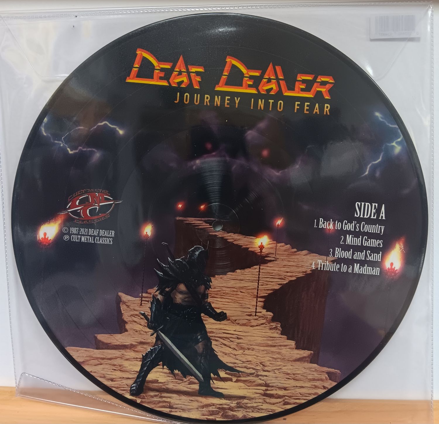 DEAF DEALER - Journey into fear (PICTURE DISC / AUTOGRAPHIÉ)