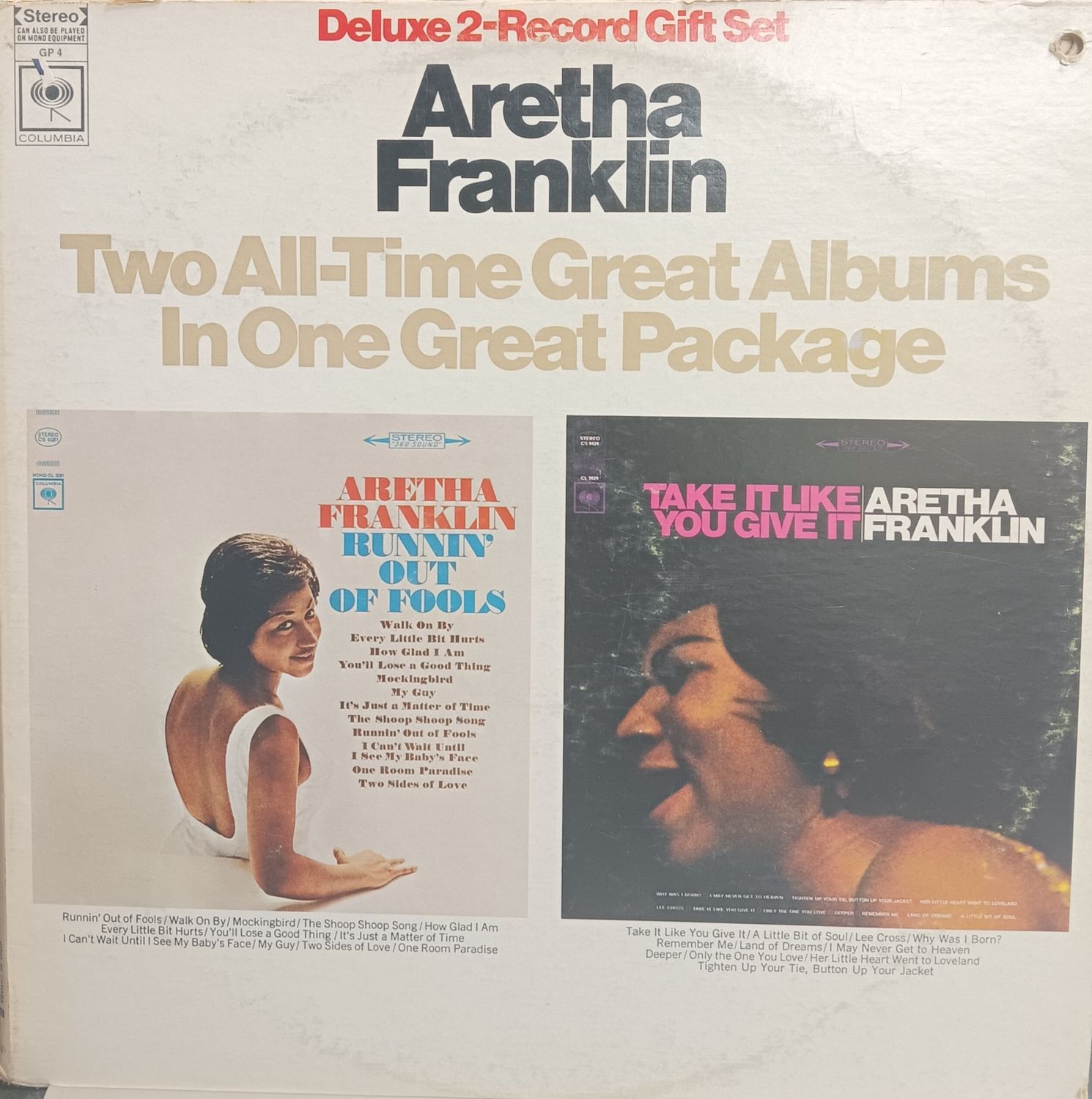ARETHA FRANKLIN - Runnin out of fools / Take it like you give it