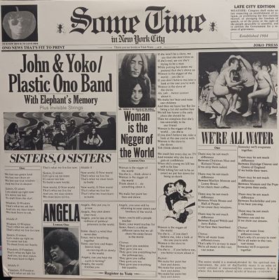 JOHN LENNON &amp; PLASTIC ONO BAND - Some time in New York City