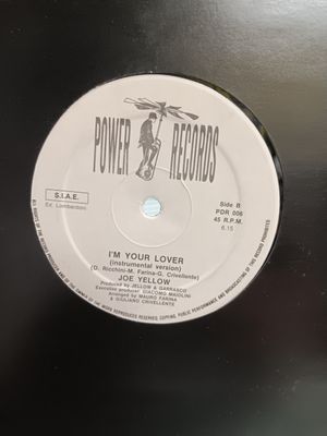 JOE YELLOW - I&#39;m your lover (MAXI)