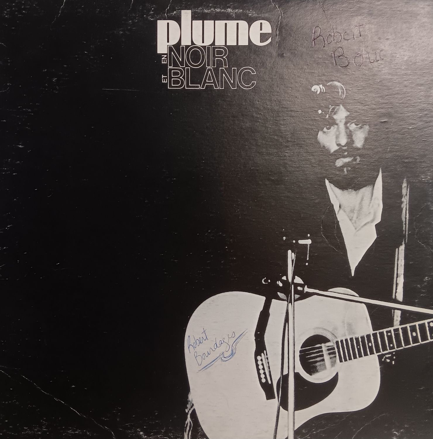 PLUME LATRAVERSE - En noir et blanc