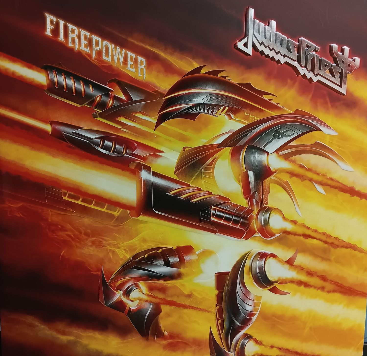 JUDAS PRIEST - Firepower (orange/black)