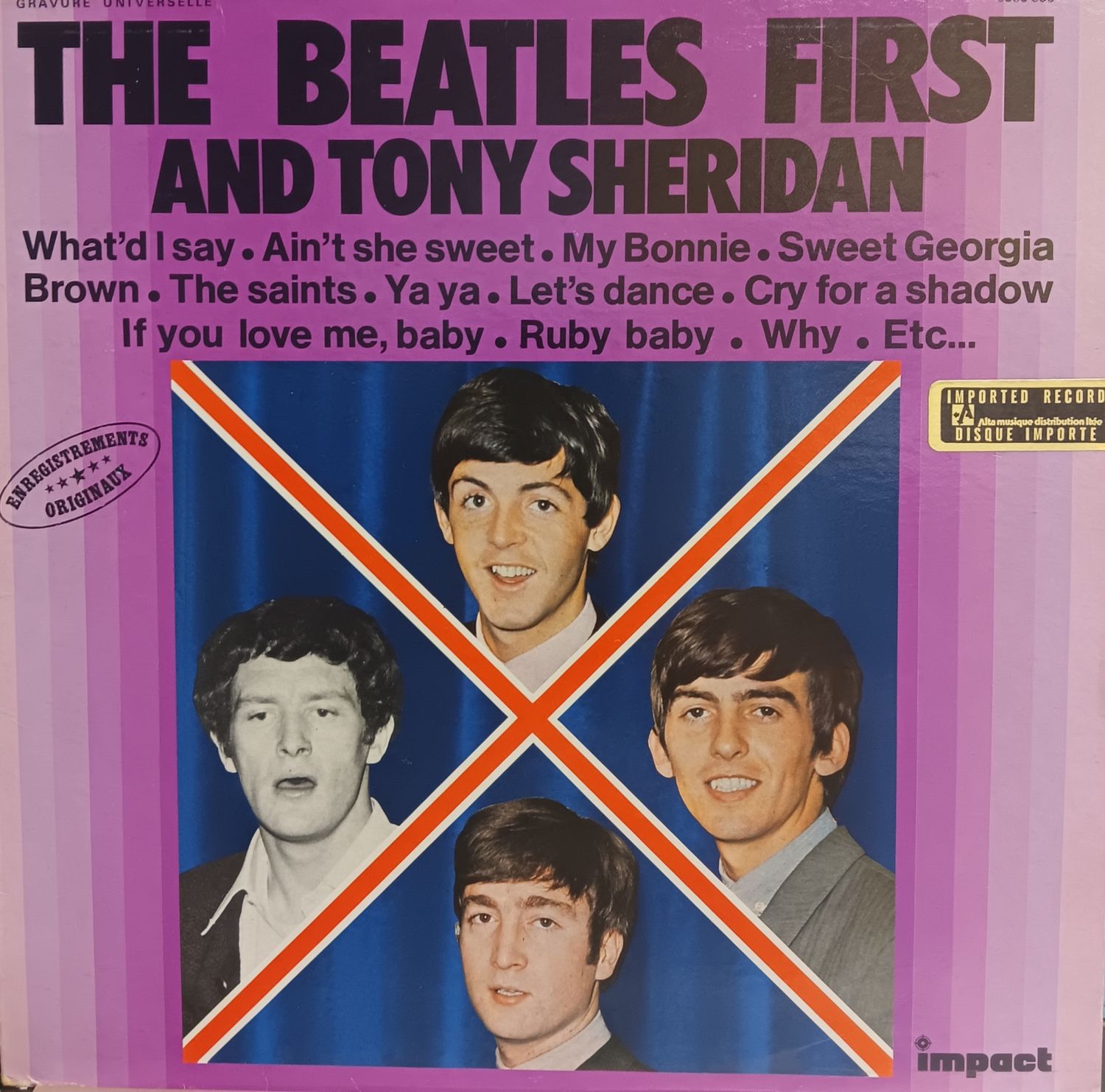 THE BEATLES &amp; TONY SHERIDAN - The Beatles first and Tony Sheridan (FRANCE)