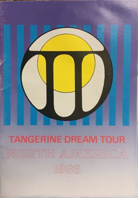 TANGERINE DREAM NORTH AMERICA 1986 TOUR BOOK (TOUR BOOK)