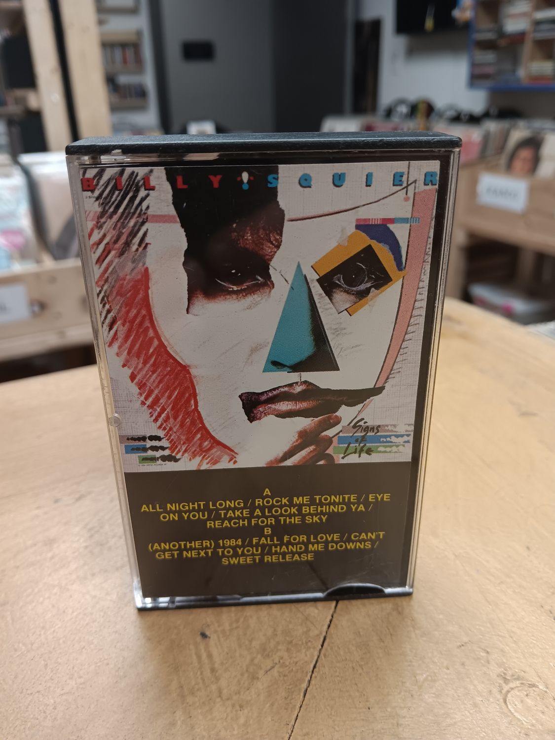 BILLY SQUIER - SIGNS OF LIFE (CASSETTE)