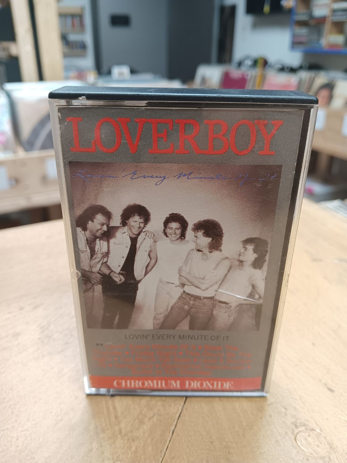 LOVERBOY - LOVIN&#39; EVERY MINUTE OF IT (CASSETTE)