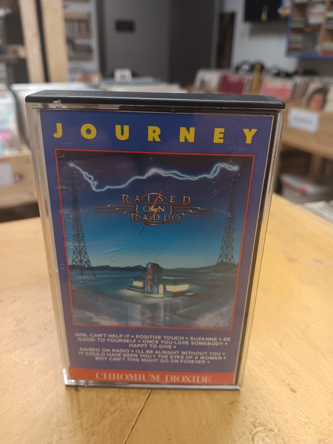 JOURNEY - RAISED ON RADIO (CASSETTE)