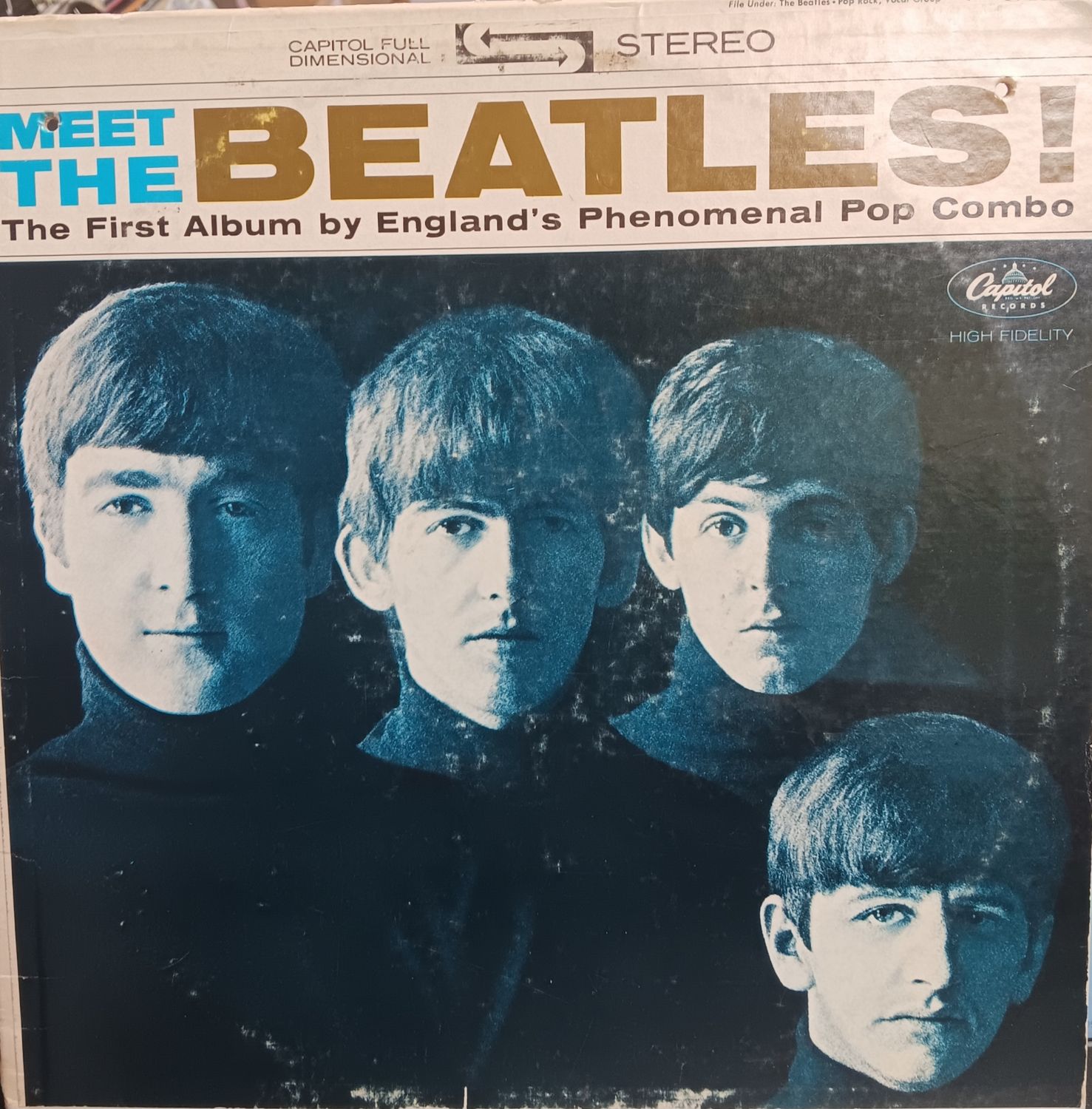 THE BEATLES - Meet The Beatles (red target canada)
