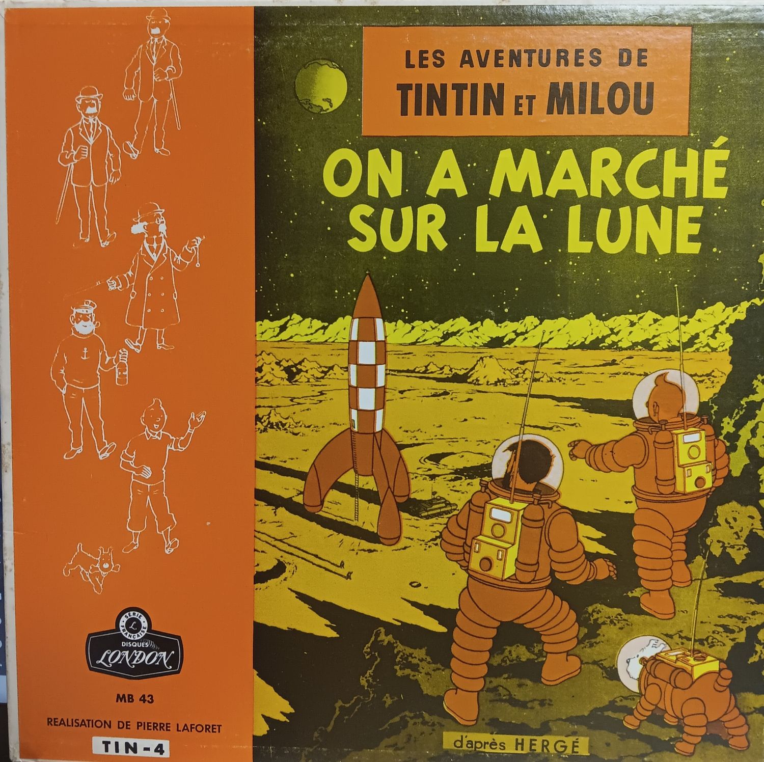 TINTIN - ON A MARCHÉ SUR LA LUNE
