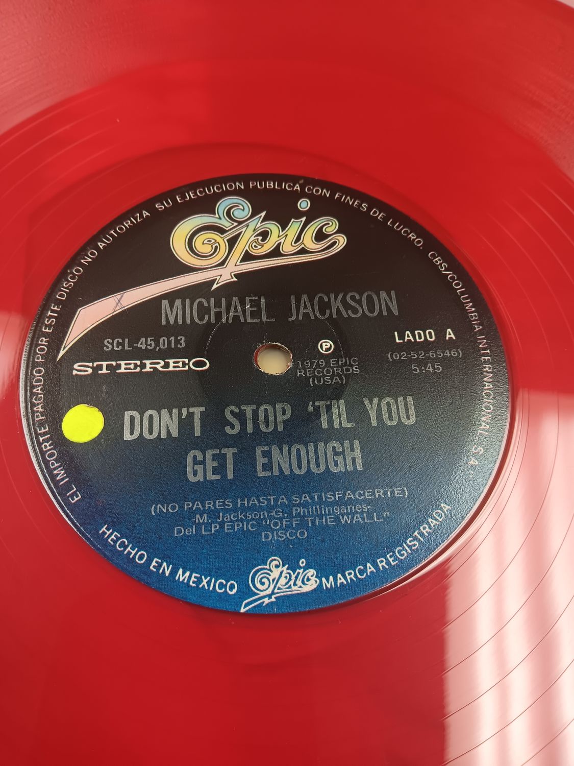 MICHAEL JACKSON - DON'T STOP 'TIL YOU GET ENOUGH (MAXI / ROUGE)