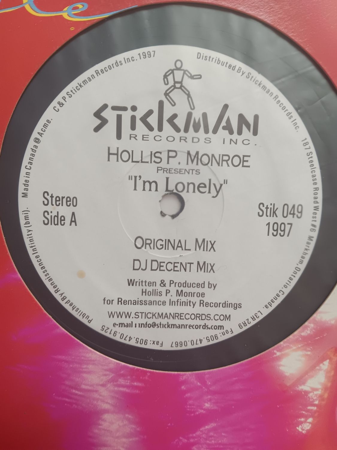 HOLLIS P MONROE - I&#39;M LONELY (MAXI)