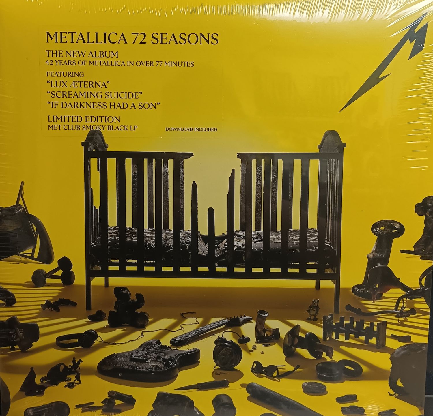 METALLICA - 72 SEASONS (limited edition SMOKY BLACK) NEUF