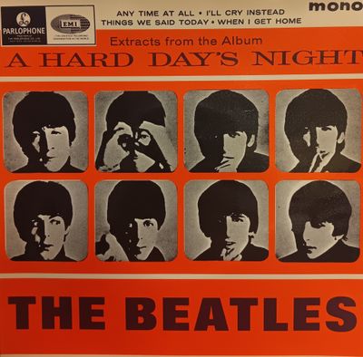 THE BEATLES - HARD DAY'S NIGHT E.P. (7"-45RPM)