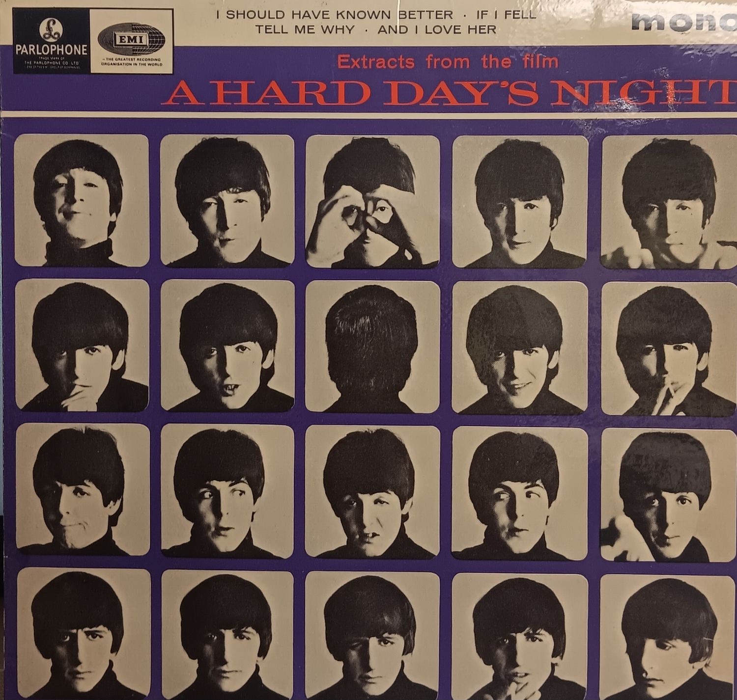 THE BEATLES - A HARD DAY&#39;S NIGHT E.P. (7&quot;-45RPM)