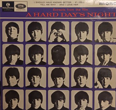 THE BEATLES - A HARD DAY'S NIGHT E.P. (7"-45RPM)