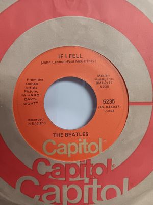 THE BEATLES - IF I FELL / AND I LOVE HER (7"-45RPM)