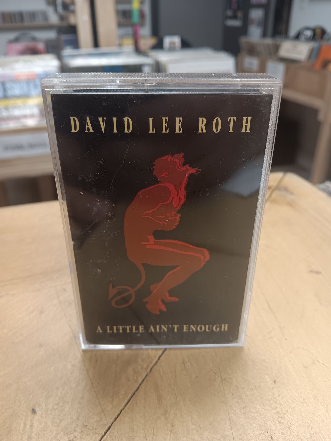 DAVID LEE ROTH - A LITTLE AIN&#39;T ENOUGH (CASSETTE)