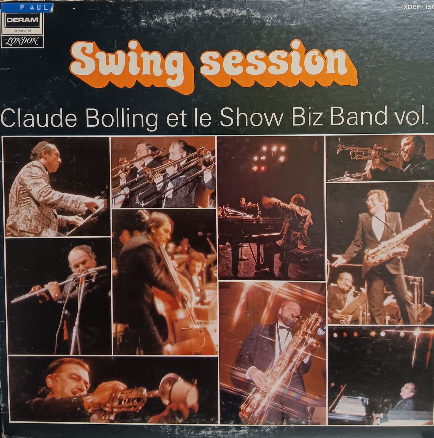 CLAUDE BOLLING ET LE SHOW BIZ BAND - SWING SESSION VOL 1