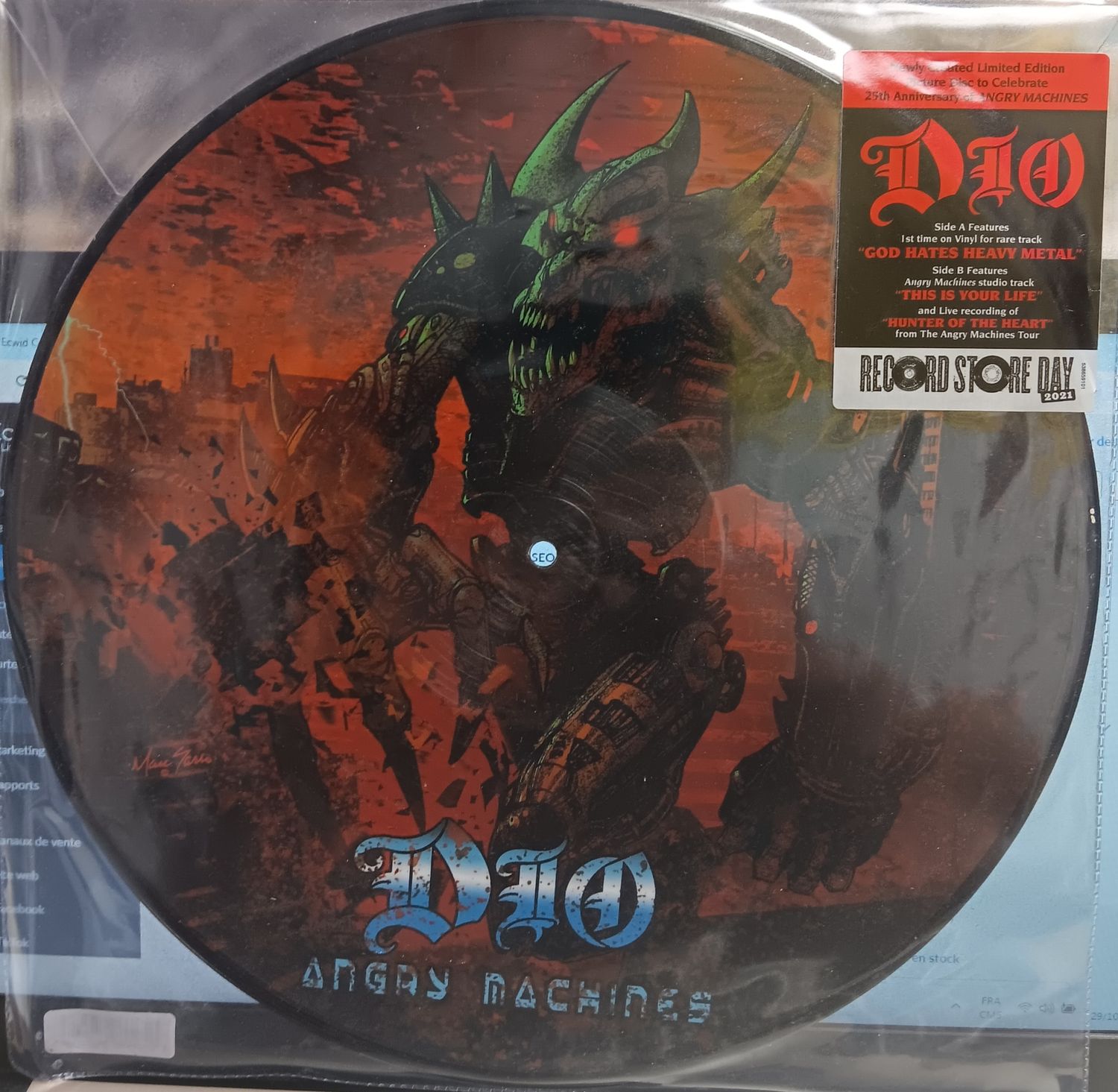DIO - ANGRY MACHINES (PICTURE DISC / RSD2021)