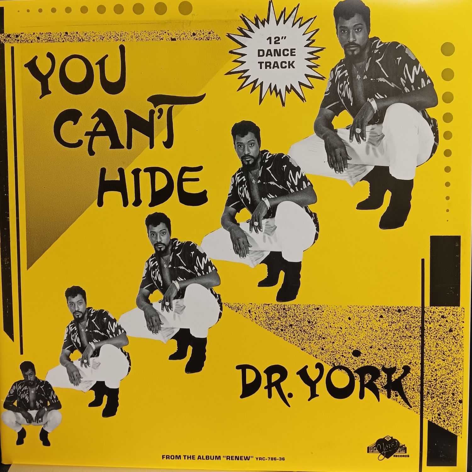 DR YORK - YOU CAN&#39;T HIDE (MAXI)