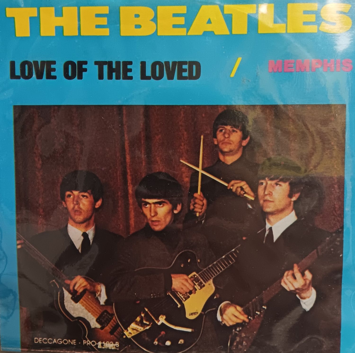 THE BEATLES - MEMPHIS / LOVE OF THE LOVED (7&quot;-45RPM / BLEU / PROMO)