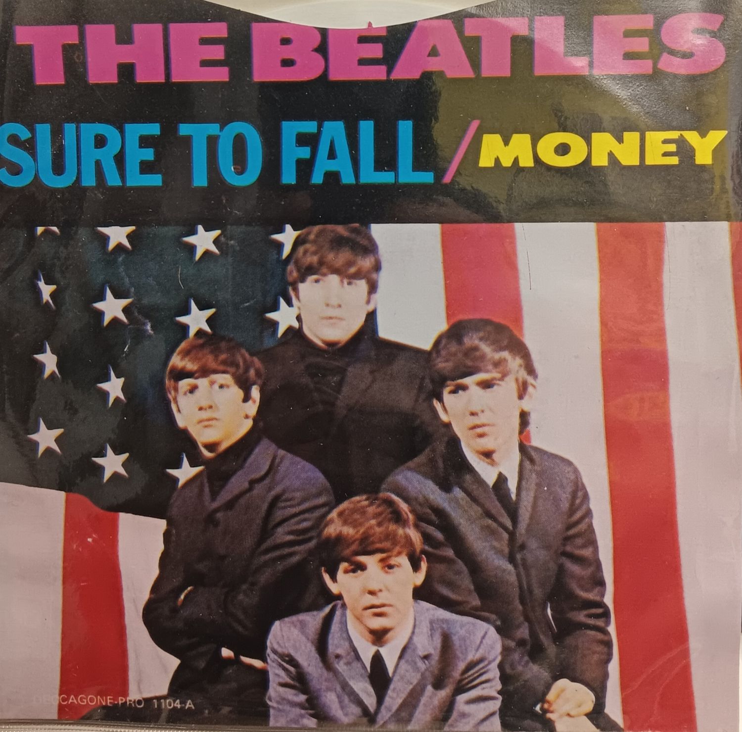 THE BEATLES - MONEY / SURE TO FALL (7&quot;-45RPM / BLANC / PROMO)