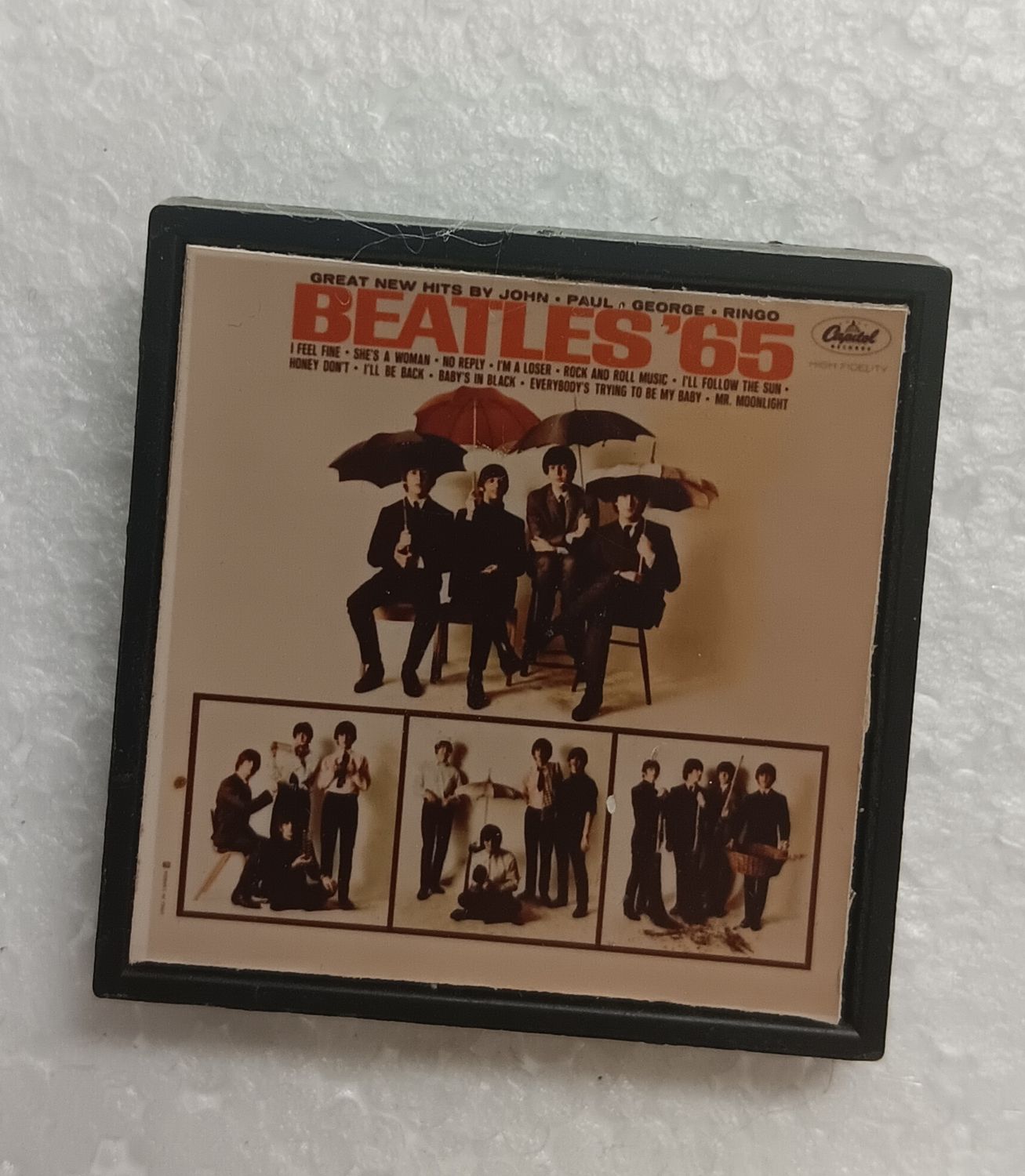 MACARON VINTAGE THE BEATLES ALBUM BEATLES 65