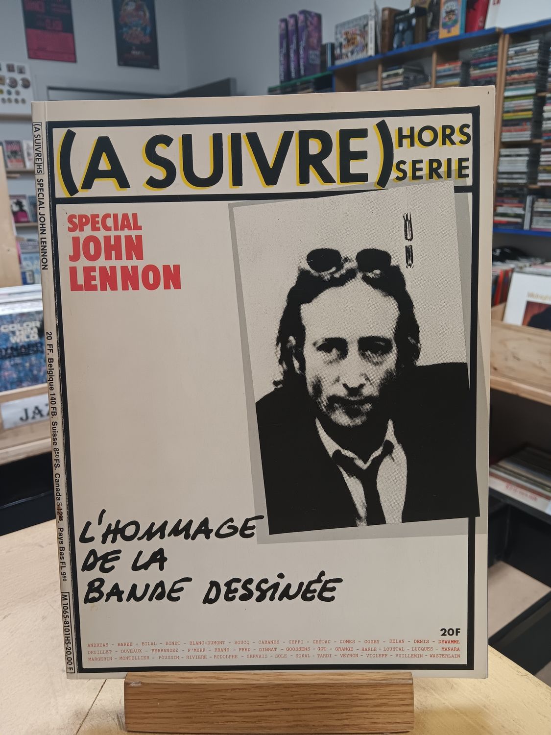 (A SUIVRE) HORS SÉRIE SPECIAL JOHN LENNON L&#39;HOMMAGE DE LA BANDE DESSINÉE (LIVRE  / BD)