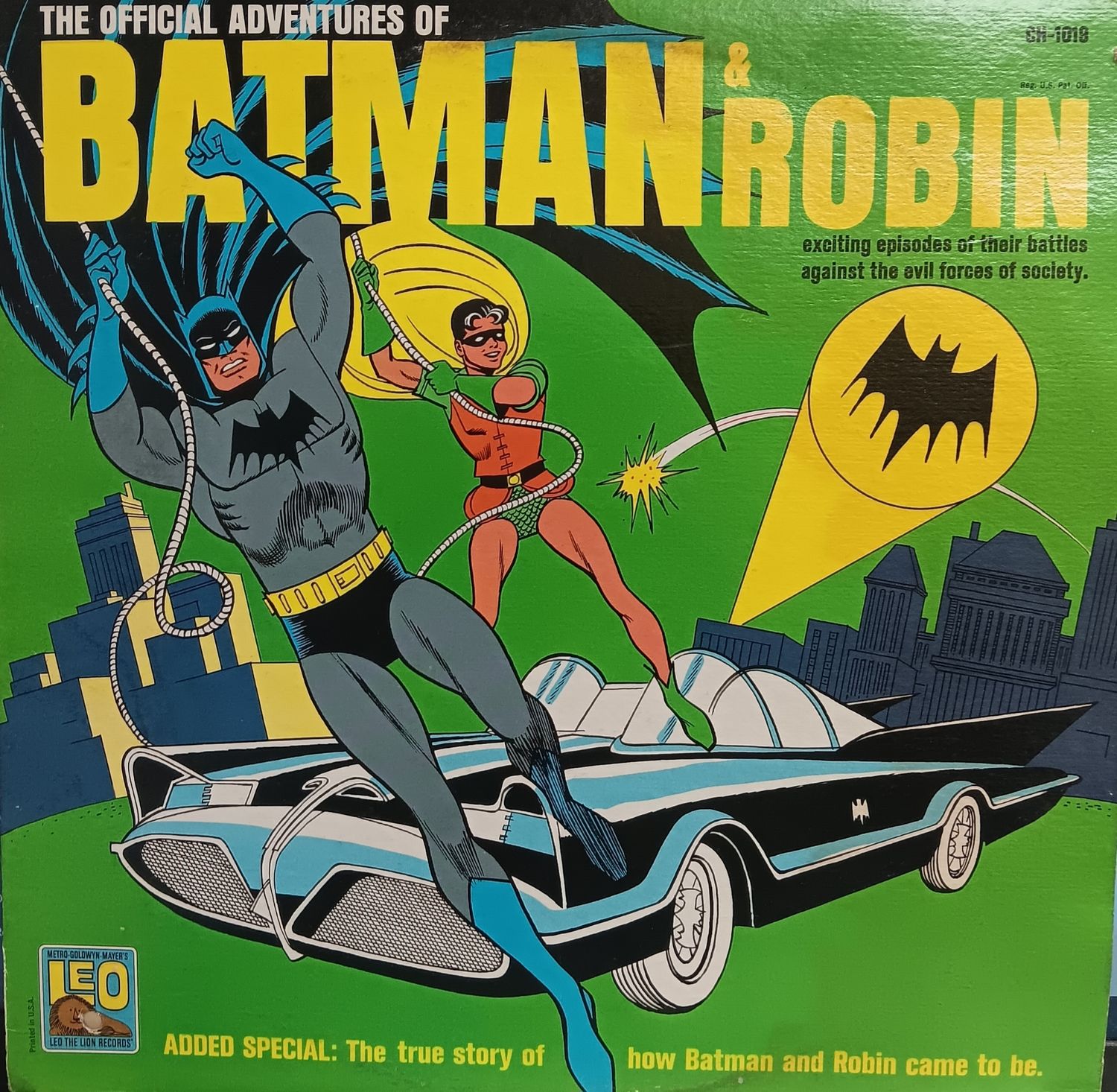 THE OFFICIAL ADVENTURES OF BATMAN &amp; ROBIN EXCITING EPISODES OF THEIR BATTLES